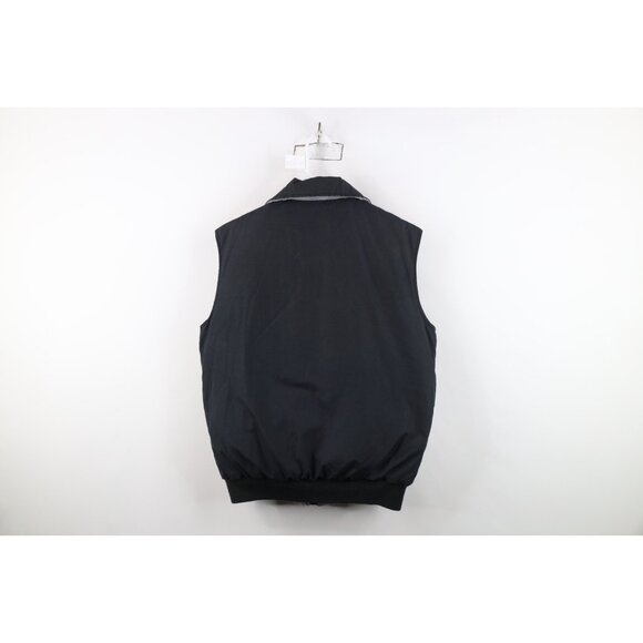 Vintage 90s Streetwear Mens M Distressed Reversible Duck Down Puffer Vest Jacket - Picture 10 of 16